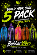 5 Pack Hand-tied Jigs